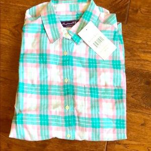NWT Adult small Lauren James flannel shirt